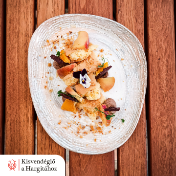 Csokoládés almás-narancsos tányérdesszert